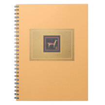 Whimsical Llama blank notebook