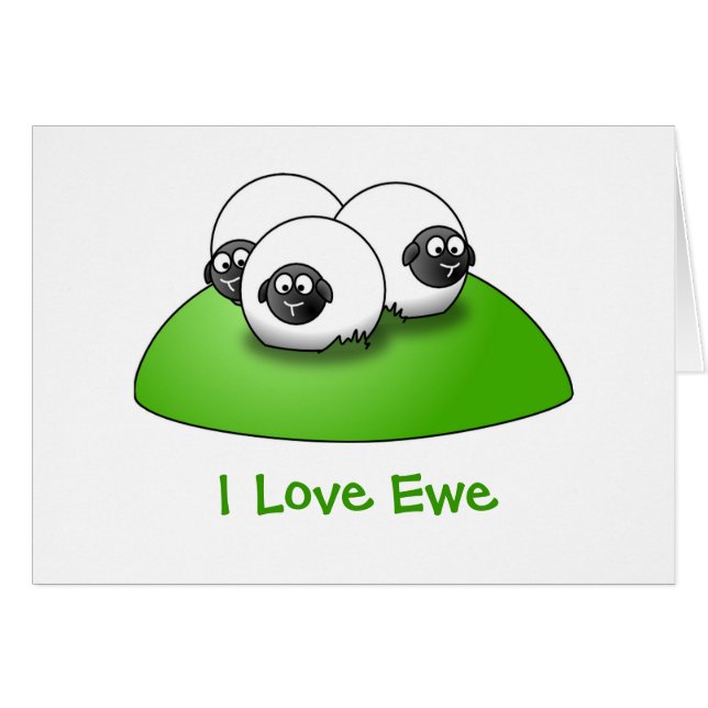 Whimsical Love Card (Front Horizontal)