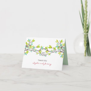 Whimsical Love Knot Spring Trees Mariage Merci