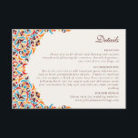 Whimsical Luxury Ivory Floral Style Border Wedding Enclosure Card<br><div class="desc">Beautiful Invitation to celebrate Special occasions and festivals comes with digital and E-invitation as per your request. We would love to replicate our designs to make multiple products like rsvp cards, labels envelopes, and more. Customization is available for ready to print on request at info@shamaurcreatif@gmail.com. Look Forward to hearing from...</div>
