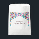 Whimsical Luxury Ivory Floral Style Border Wedding Favour Bag<br><div class="desc">Beautiful Invitation to celebrate Special occasions and festivals comes with digital and E-invitation as per your request. We would love to replicate our designs to make multiple products like rsvp cards, labels envelopes, and more. Customization is available for ready to print on request at info@shamaurcreatif@gmail.com. Look Forward to hearing from...</div>