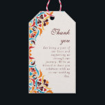 Whimsical Luxury Ivory Floral Style Border Wedding Gift Tags<br><div class="desc">Beautiful Invitation to celebrate Special occasions and festivals comes with digital and E-invitation as per your request. We would love to replicate our designs to make multiple products like rsvp cards, labels envelopes, and more. Customization is available for ready to print on request at info@shamaurcreatif@gmail.com. Look Forward to hearing from...</div>