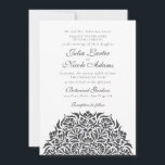 Whimsical Luxury Ivory Floral Style Border Wedding Invitation<br><div class="desc">Beautiful invitations and stationery for special occasions and festivals are available in both physical and digital formats. We can extend any design into matching items such as RSVP cards,  labels,  envelopes,  and more. Customization is available upon request. Looking forward to hearing from you!</div>