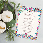 Whimsical Luxury Ivory Floral Style Border Wedding Invitation<br><div class="desc">Beautiful Invitation to celebrate Special occasions and festivals comes with digital and E-invitation as per your request. We would love to replicate our designs to make multiple products like rsvp cards, labels envelopes, and more. Customization is available for ready to print on request at info@shamaurcreatif@gmail.com Look Forward to hearing from...</div>