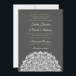 Whimsical Luxury Ivory Floral Style Border Wedding Invitation<br><div class="desc">Beautiful invitations and stationery for special occasions and festivals are available in both physical and digital formats. We can extend any design into matching items such as RSVP cards,  labels,  envelopes,  and more. Customization is available upon request. Looking forward to hearing from you!</div>
