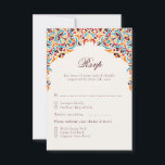 Whimsical Luxury Ivory Floral Style Border Wedding RSVP Card<br><div class="desc">Beautiful Invitation to celebrate Special occasions and festivals comes with digital and E-invitation as per your request. We would love to replicate our designs to make multiple products like rsvp cards, labels envelopes, and more. Customization is available for ready to print on request at info@shamaurcreatif@gmail.com. Look Forward to hearing from...</div>
