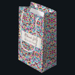 Whimsical Luxury Ivory Floral Style Border Wedding Small Gift Bag<br><div class="desc">Beautiful Invitation to celebrate Special occasions and festivals comes with digital and E-invitation as per your request. We would love to replicate our designs to make multiple products like rsvp cards, labels envelopes, and more. Customization is available for ready to print on request at info@shamaurcreatif@gmail.com. Look Forward to hearing from...</div>