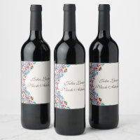 Whimsical Luxury Ivory Floral Style Border Wedding