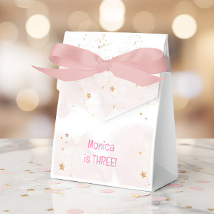 Whimsical magic pastel unicorn kids birthday favor box