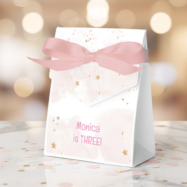 Whimsical magic pastel unicorn kids birthday favor box (Creator Uploaded)