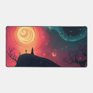 Whimsical Magic World Desk Mat