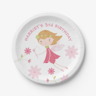 Whimsical Magical Fairy Birthday Paper Plate