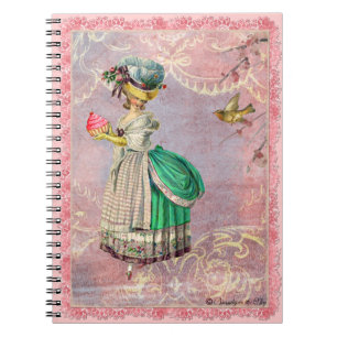 Whimsical Marie Antoinette & Cupcake Journal