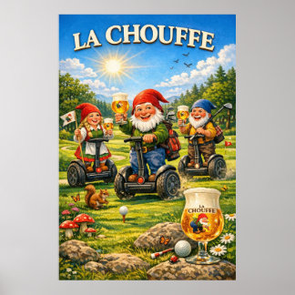 Whimsical Meadow Ride and Ale Joy Poster