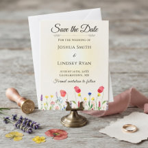 Whimsical Meadow Wildflower Wedding