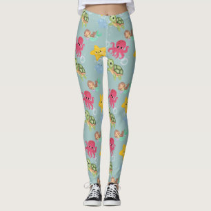  whimsical mermaid rainbow sea birthday party  leggings