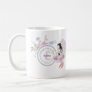 Whimsical Mermaids Monogram Coffee Mug