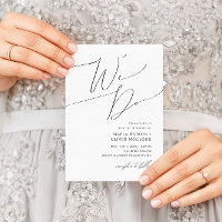 Whimsical Minimalist Script We Do Wedding