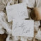 Whimsical Minimalist Script Wedding RSVP