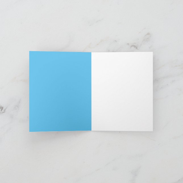 Whimsical Mixed Media Face Card (Inside)