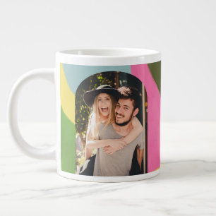 Whimsical Modern Abstract Art Photo  Large Coffee Mug