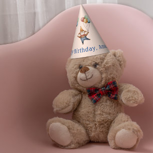 Whimsical Monkey Circus Birthday Party Hat