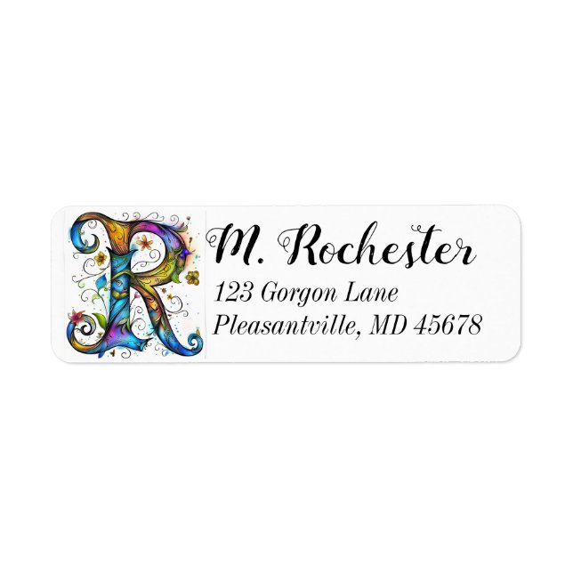 Whimsical Monogram R (Front)