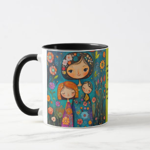 Whimsical Motherhood Mug with Inspirational Quote