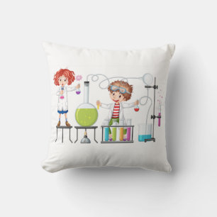 Whimsical Muppet Science Coussin : Un Mélange Joua