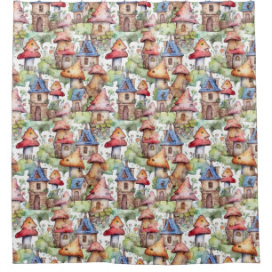 Whimsical Mushroom Cottage Pattern (1)
