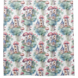 Whimsical Mushroom Cottage Pattern (10)