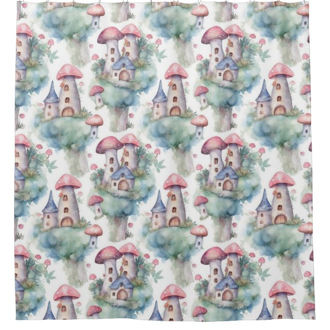 Whimsical Mushroom Cottage Pattern (10) (Front)