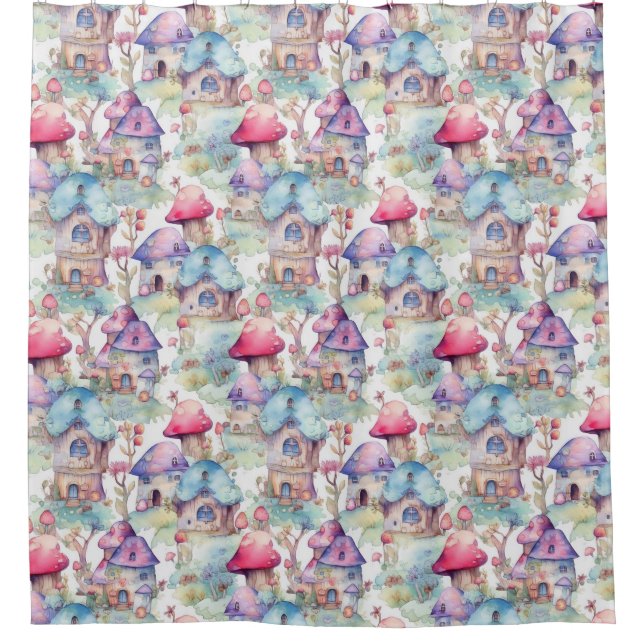 Whimsical Mushroom Cottage Pattern (6) (Front)