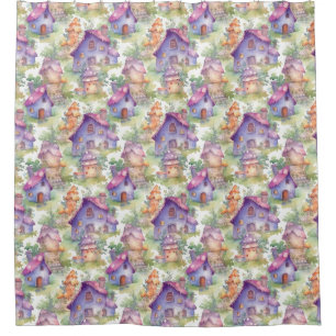 Whimsical Mushroom Cottage Pattern (7)
