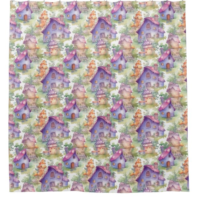 Whimsical Mushroom Cottage Pattern (7) (Front)