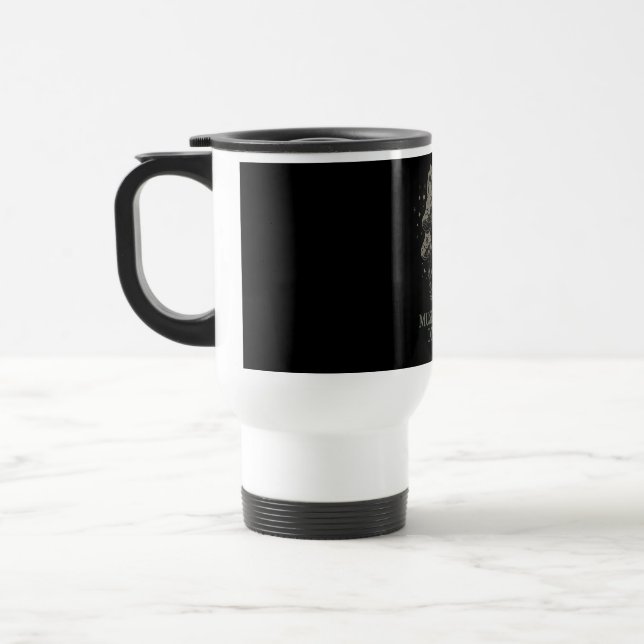 Whimsical Mushroom Design Mug (Left)