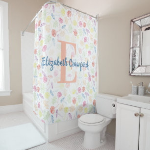 Whimsical Mushroom & Leaf Personalized