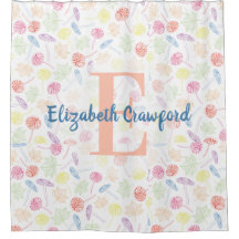 Whimsical Mushroom & Leaf Personalized 