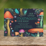 Whimsical Mushroom Woodland Forest Baby Shower Invitation<br><div class="desc">A little mushroom is due soon! Celebrate your baby with these whimsical enchanted forest baby shower invitations!</div>