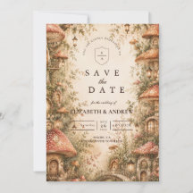 Whimsical Mushroom Woodland Wedding