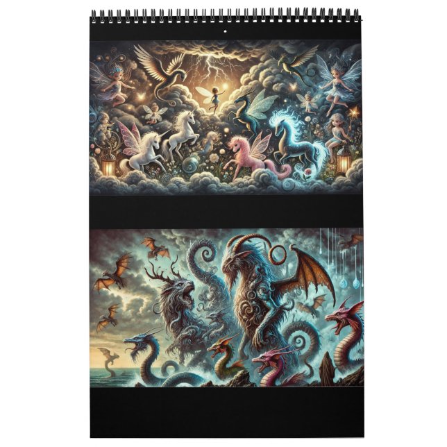 Whimsical, mysterious with Festiveness in the Air Calendar (Cover)
