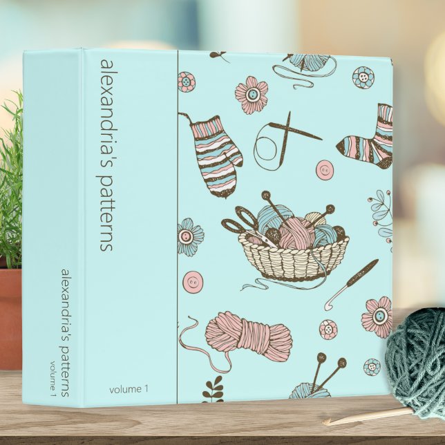 Whimsical Needlework Pattern Keeper Binder (Creator Uploaded)