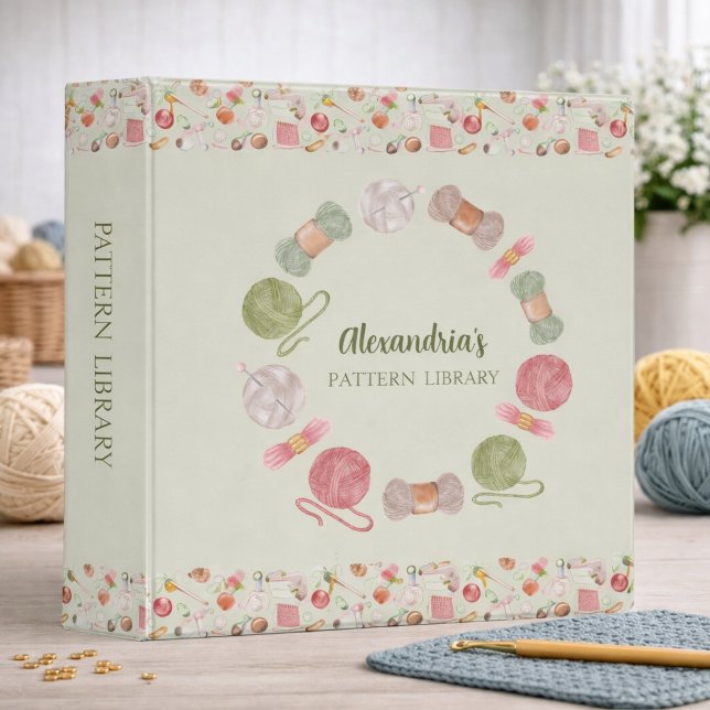 Whimsical Needlework Pattern Keeper Binder (Creator Uploaded)