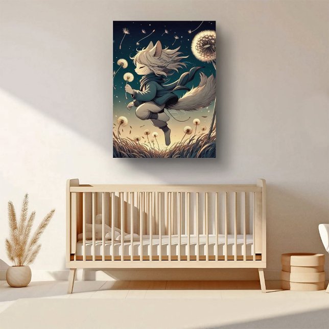 Whimsical Night Wanderer Canvas Print (Creator Uploaded)
