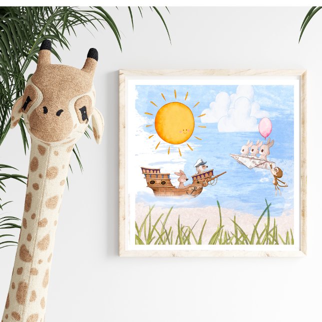 Whimsical Nursery Art Poster (Creator Uploaded)