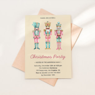 Whimsical Nutcracker Christmas Party Invitation