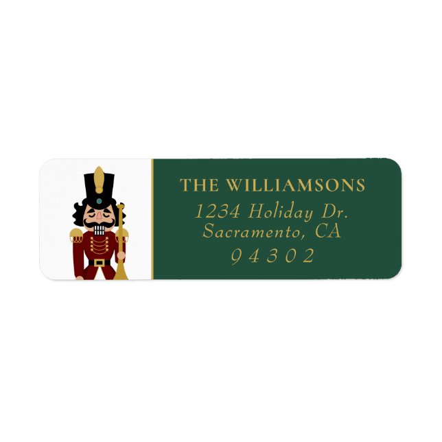 Whimsical Nutcracker in Green (Front)