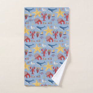 Whimsical Ocean   Hand Towel