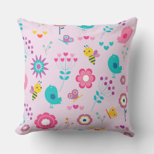 Whimsical Outdoor Pillow