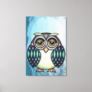 Whimsical Owl Canvas Print